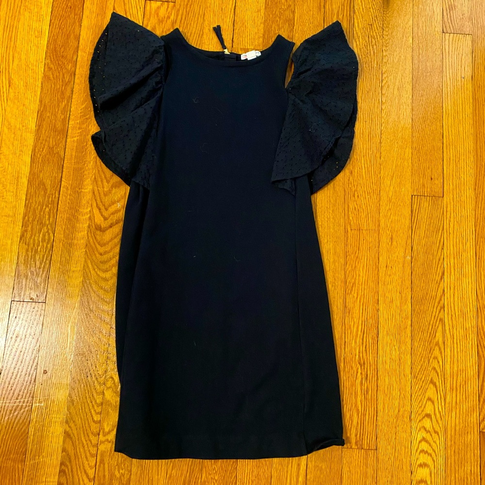 Crewcuts black dress, off the shoulder lace detail